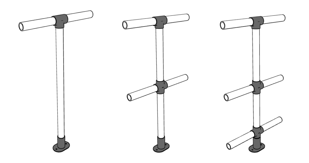 Configuraciones barandas PROSAFE 500 - Fortalez